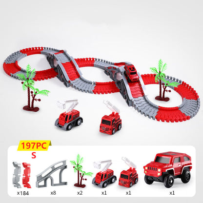 Toystar™ Flexible RaceTrack - Flexibele Railspoor Speelgoedset Racebaan