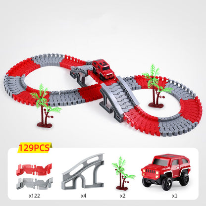 Toystar™ Flexible RaceTrack - Flexibele Railspoor Speelgoedset Racebaan