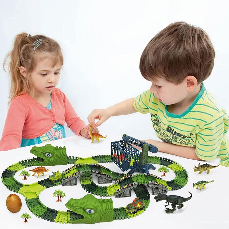 Toystar™ Flexible RaceTrack - Flexibele Railspoor Speelgoedset Racebaan