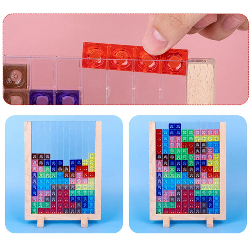 TetraBlocks™ | Creatief Puzzelplezier - Houten 3D Tetris