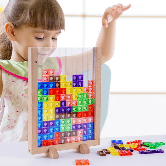 TetraBlocks™ | Creatief Puzzelplezier - Houten 3D Tetris