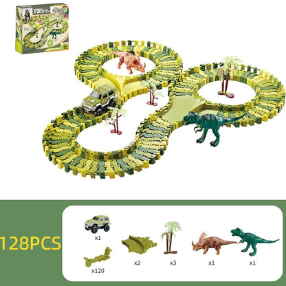 Toystar™ Flexible RaceTrack - Flexibele Railspoor Speelgoedset Racebaan