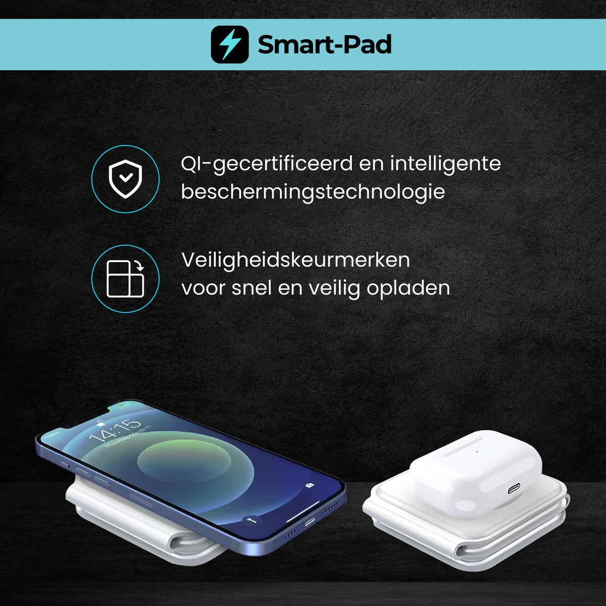 Smart-Pad™ | 3 in 1 Fast Charger