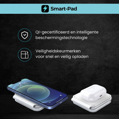 Smart-Pad™ | 3 in 1 Fast Charger